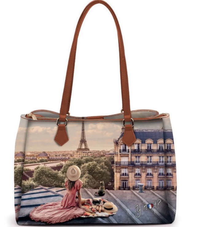 Ynot Paris Roof 3 Compartment Shopper 1 Ynot Paris Roof 3 Compartment Shopper