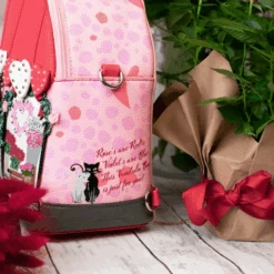 Vendula Pink Flower Shop Nova Mini Backpack -Fashion Shoe Store Backpack10