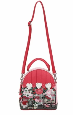 Vendula Pink Flower Shop Nova Mini Backpack -Fashion Shoe Store Backpack4 987c189d 1898 4abd 9a81 7a5fc0a9b747