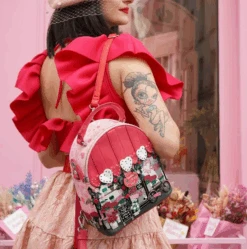 Vendula Pink Flower Shop Nova Mini Backpack -Fashion Shoe Store Backpack7 57c1e37a 94be 405d 88e8 fe0dabe464d7