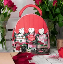 Vendula Pink Flower Shop Nova Mini Backpack