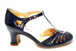 Rock N Dot Dafne Navy -Fashion Shoe Store Blue3