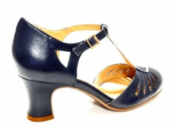 Rock N Dot Dafne Navy -Fashion Shoe Store Blue4