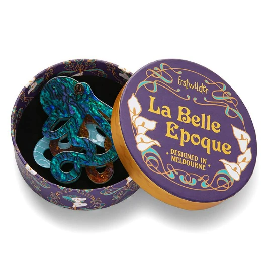 Erstwilder La Belle Epoque Blue Blood Brooch 2 Erstwilder La Belle Epoque Blue Blood Brooch - Image 2