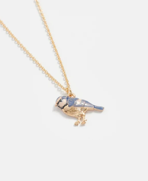 Fable England Blue Tit Short Necklace 1 Fable England Blue Tit Short Necklace