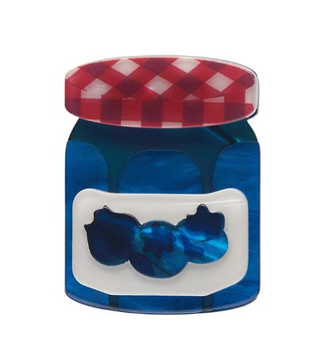 Erstwilder Botanical Fruit Blueberry Precious Preserve Mini Brooch 1 Erstwilder Botanical Fruit Blueberry Precious Preserve Mini Brooch