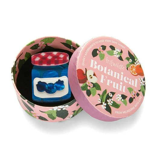 Erstwilder Botanical Fruit Blueberry Precious Preserve Mini Brooch 2 Erstwilder Botanical Fruit Blueberry Precious Preserve Mini Brooch - Image 2