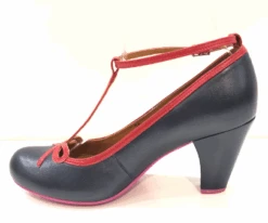 Cristofoli Bridget Navy With Red -Fashion Shoe Store BridgetNavy3