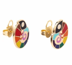 Erstwilder Pride And Joy Carmels Colourful Enamel Stud Earrings -Fashion Shoe Store Carmel2