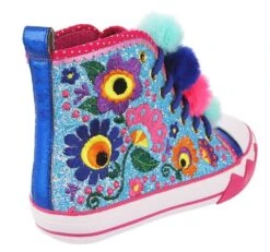 Irregular Choice Carnival Carnation Blue -Fashion Shoe Store CarnivalBL3
