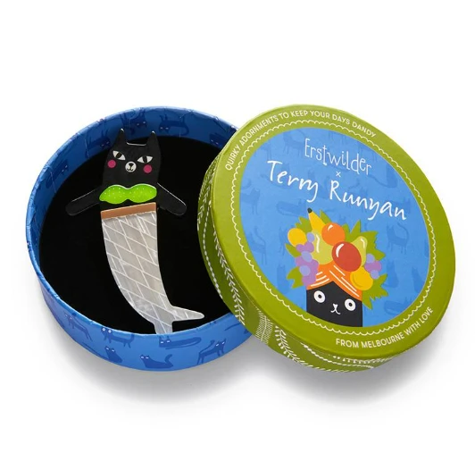 Erstwilder Terry Runyan Catmaid Brooch 2 Erstwilder Terry Runyan Catmaid Brooch - Image 2