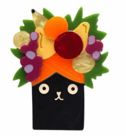 Erstwilder Terry Runyan Catmen Miranda Brooch