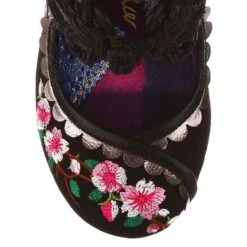 Irregular Choice Cherry Blossoming Black -Fashion Shoe Store CherryBK8