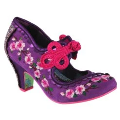 Irregular Choice Cherry Blossoming Purple