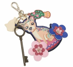 Vendula Mexican Garden Chihuahua Key Charm -Fashion Shoe Store ChiCharm5