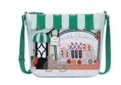 Vendula Mint Chocolatier Square Crossbody Bag