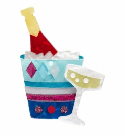 Erstwilder Modern Holiday Christmas Baubles Brooch