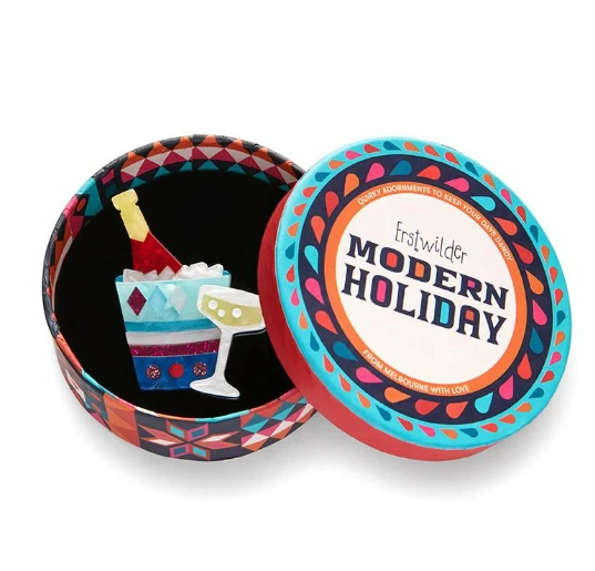 Erstwilder Modern Holiday Christmas Baubles Brooch 2 Erstwilder Modern Holiday Christmas Baubles Brooch - Image 2