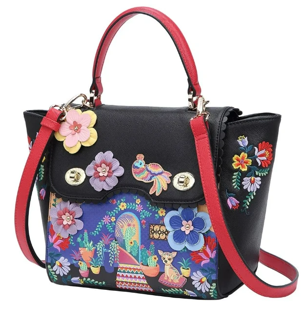 Vendula Mexican Garden Delilah Shoulder Backpack Grab 6 Vendula Mexican Garden Delilah Shoulder Backpack Grab - Image 6