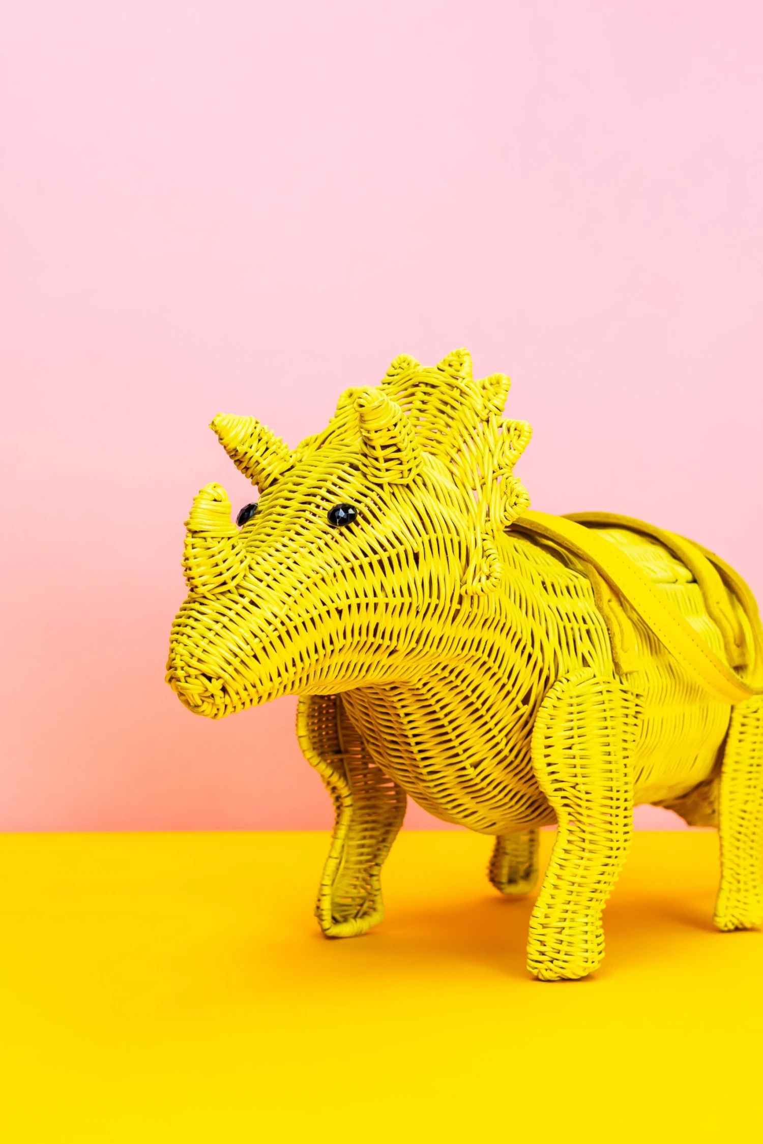 Wicker Darling Ellie Triceratops Yellow 6 Wicker Darling Ellie Triceratops Yellow - Image 6
