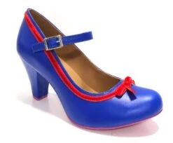 Cristofoli Autumnal Eileen Colbalt Blue With Red Ribbon