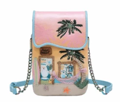 Vendula Surf Shack Evening Phone Pouch Bag