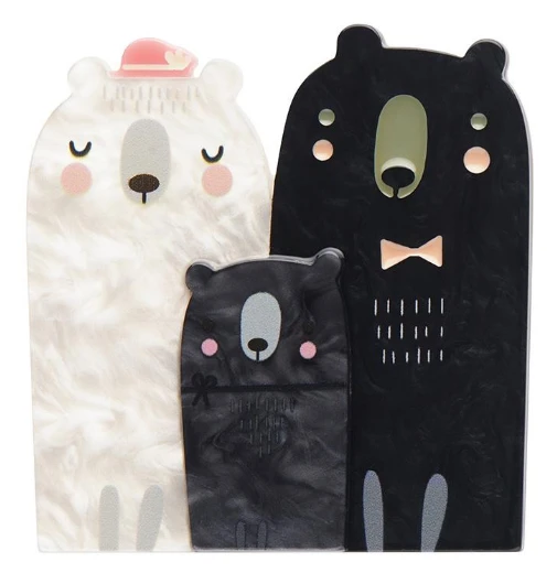 Erstwilder Terry Runyan Family Affair Brooch 1 Erstwilder Terry Runyan Family Affair Brooch