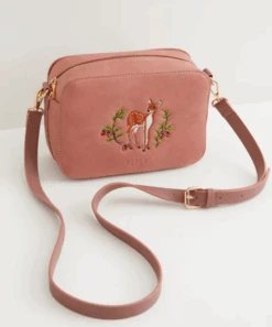 Fable England Fawn Embroidered Camera Bag