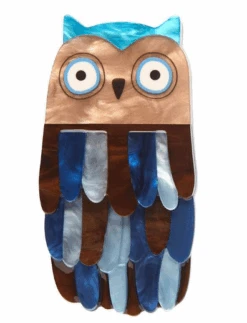 Erstwilder Terry Runyan Feather Dress Brooch