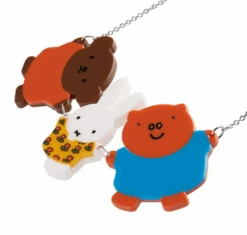 Erstwilder Miffy And Friends Necklace -Fashion Shoe Store Friends3