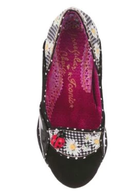 Irregular Choice Future Ladybug 2 Black -Fashion Shoe Store FutureBK4