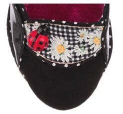 Irregular Choice Future Ladybug 2 Black -Fashion Shoe Store FutureBK5