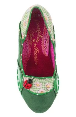 Irregular Choice Future Ladybug 2 Green -Fashion Shoe Store FutureGN4