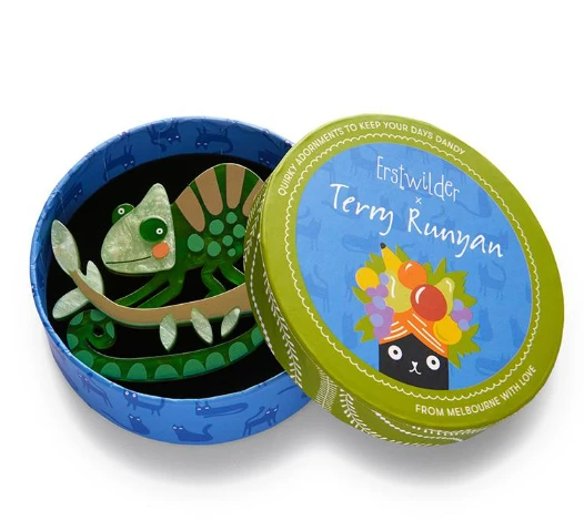 Erstwilder Terry Runyan Good Karma Brooch 2 Erstwilder Terry Runyan Good Karma Brooch - Image 2