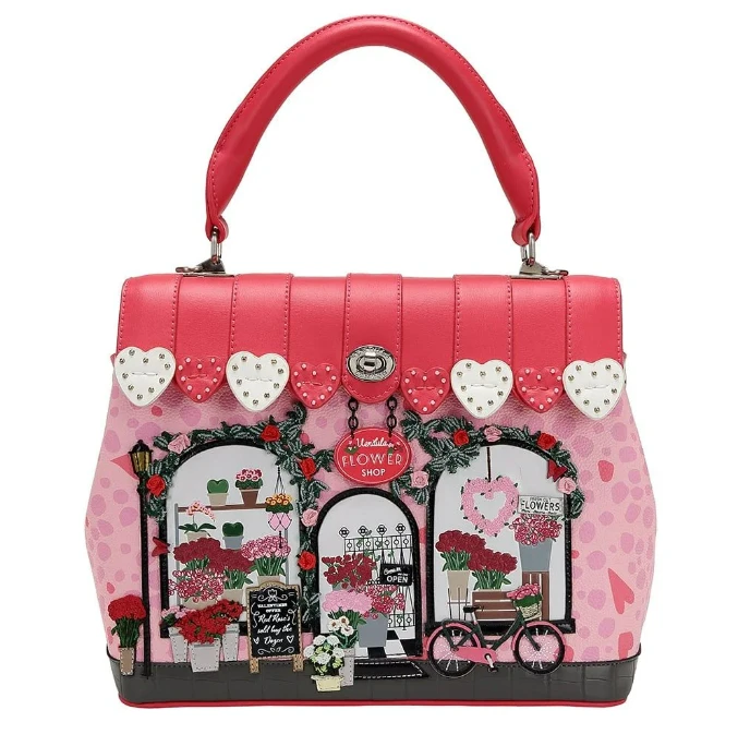 Vendula Pink Flower Shop Grace Bag 2 Vendula Pink Flower Shop Grace Bag - Image 2