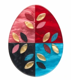 Erstwilder Pysanky Harvest Of Health Brooch