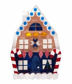 Erstwilder Modern Holiday Holiday Home Brooch