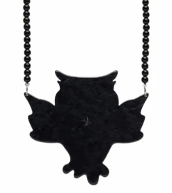 Erstwilder All Hallows Eve A Halloween Hoot Necklace -Fashion Shoe Store HootNL5