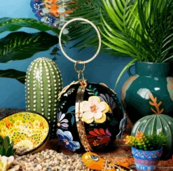 Vendula Mexican Garden Jayla Evening Bag -Fashion Shoe Store Jayla11