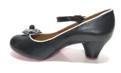 Cristofoli Julia Black With White Trim -Fashion Shoe Store JuliaBlack5