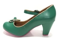 Cristofoli Juliet Green With Rose Gold Trim -Fashion Shoe Store JulietGreen5