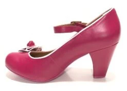 Cristofoli Juliet Mulberry With Soft Pink Trim 9 Cristofoli Juliet Mulberry With Soft Pink Trim -Fashion Shoe Store JulietMB5