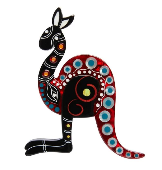 Erstwilder Melanie Hava Kangaroo Yuri Brooch 1 Erstwilder Melanie Hava Kangaroo Yuri Brooch