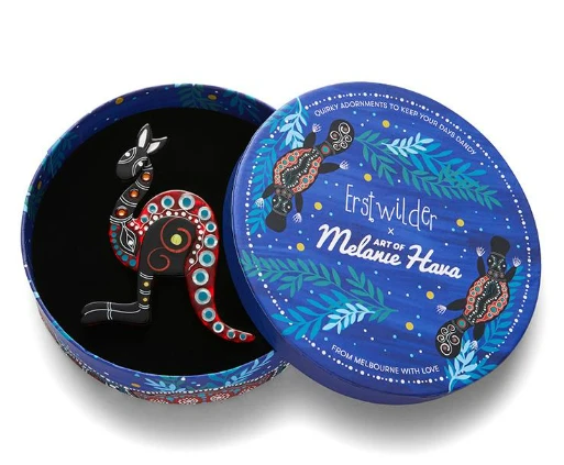 Erstwilder Melanie Hava Kangaroo Yuri Brooch 2 Erstwilder Melanie Hava Kangaroo Yuri Brooch - Image 2