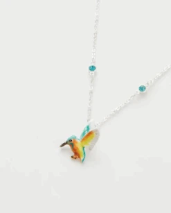 Fable England Kingfisher Short Necklace