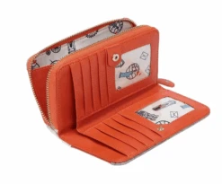 Vendula Orangery Medium Ziparound Wallet -Fashion Shoe Store MedZip6