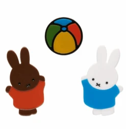 Erstwilder Miffy And Melanie Mini Brooch Set