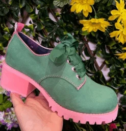 Irregular Choice On Your Mind Green -Fashion Shoe Store MindGN5