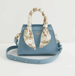 Fable England Mini Alice Tote Blue -Fashion Shoe Store MiniAliceBlueTote3