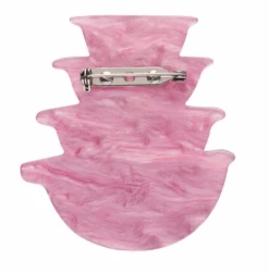 Erstwilder Vintage Kitchen Nannas Prized Flower Bowls Brooch -Fashion Shoe Store NanaPink2